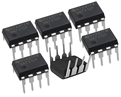 Texas Instruments (( 6 Pieces )) UA741CP IC OPAMP GP 1MHZ SGL LP 8DIP 741 UA741, IC OPAMP GP 1MHZ 8DIP, Linear - Amplifiers - Instrumentation, OP Amps, Buffer Amps