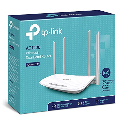 TP-Link Archer C50 IEEE 802.11ac Ethernet Wireless Router