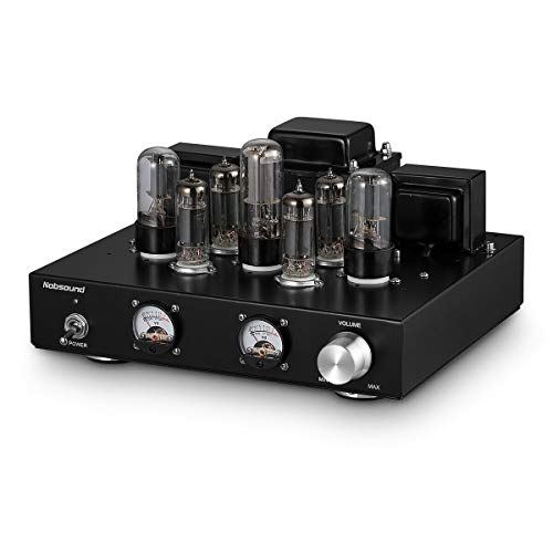 Nobsound 6P1 6.8W x 2 Vacuum Tube Power Amplifier; Stereo Class A Single-Ended Audio Amp Handcrafted